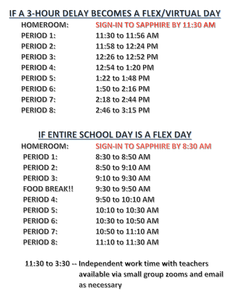 Flexible Day Schedules