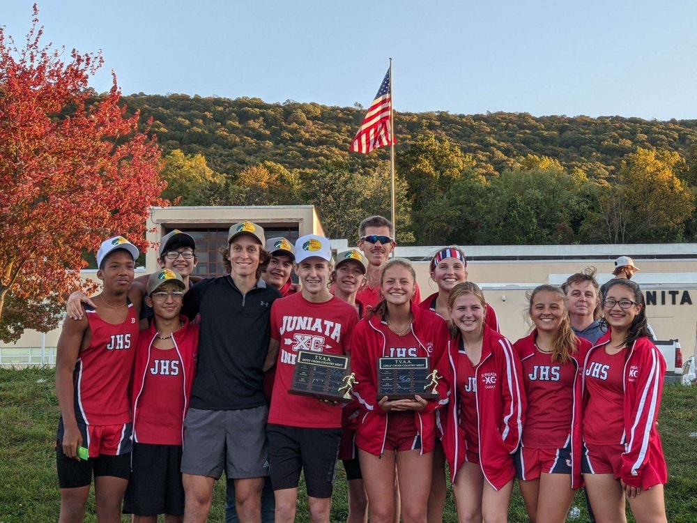 The cross country team after their TVL meet victory on October 8th
