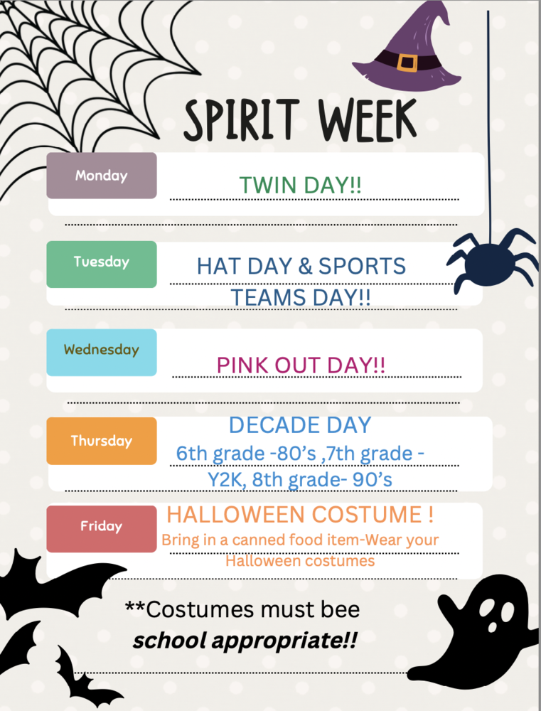 TJHS Spirit Week -- October 2022