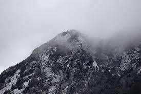 Mountain with mist