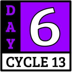 Cycle 13, Day 6