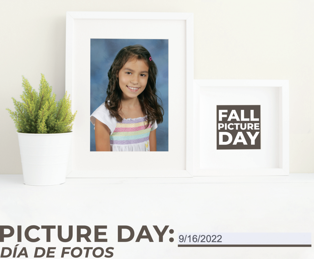 EJEs Picture Day Reminder 9-16-22