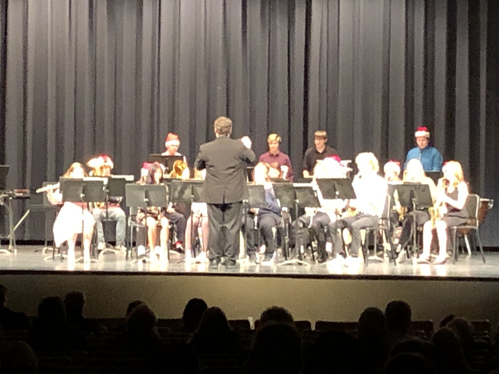 Mr. Houtz directs the EJ Senior High Band